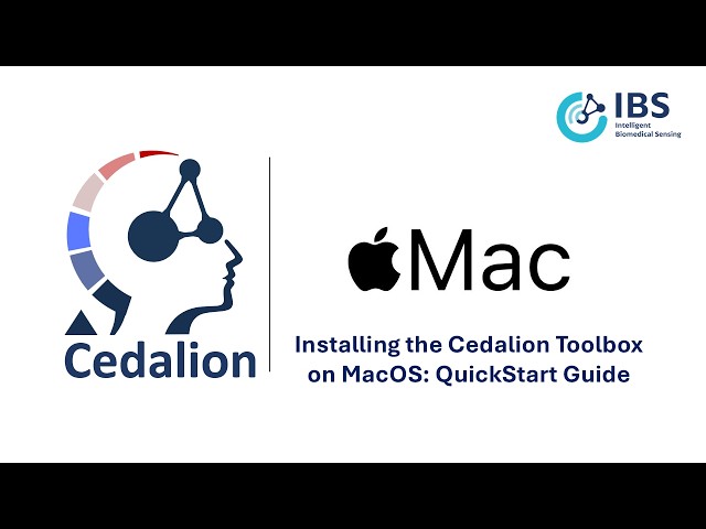 Installing the Cedalion fNIRS + DOT Toolbox on macOS