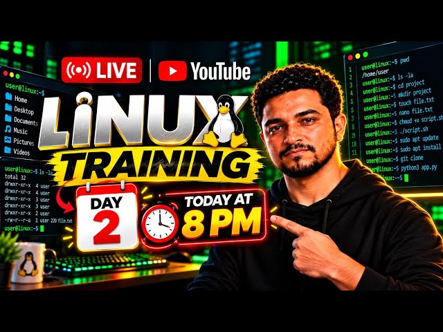 🔴 LIVE: Linux Training Day 2 | Linux Tutorial for Beginners | Linux Commands | Careerinitwithshubham
