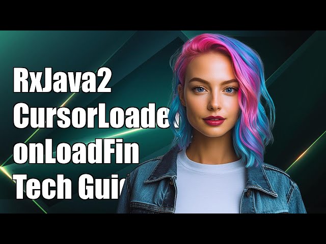 Using RxJava2 in CursorLoader's onLoadFinished Callback: A Technical Guide