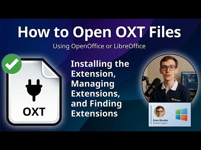 OXT File Format: Install OpenOffice Extensions