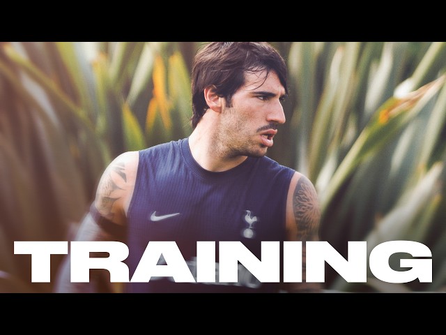 Behind the scenes at Spurs pre-season training! Sandro Tonali's first session!