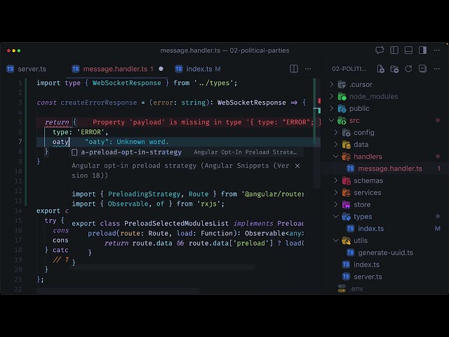[S3/L05] Angular + Sockets: Real-time apps with Bun - Error and response handling