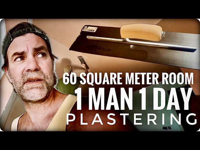 plastering strategies complete large rooms in a day
