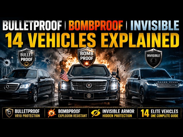 Bulletproof, Bombproof, Invisible 14 Vehicles Explained