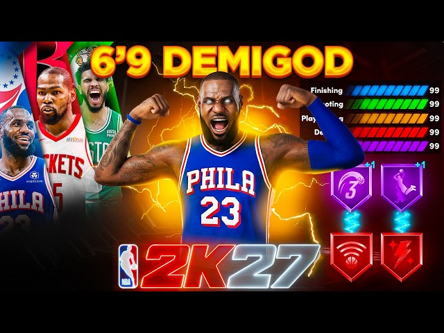 6'9 DEMIGOD BUILDS ARE BACK in NBA 2K27! *NEW* OVERPOWERD BUILD! BEST BUILD NBA 2K27