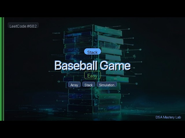 LeetCode 682: Baseball Game — The Stack Trick (C#)