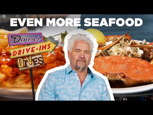 Guy Fieri’s ULTIMATE Seafood Crawl 🦞🔥 | Diners, Drive-Ins and Dives | Food Network