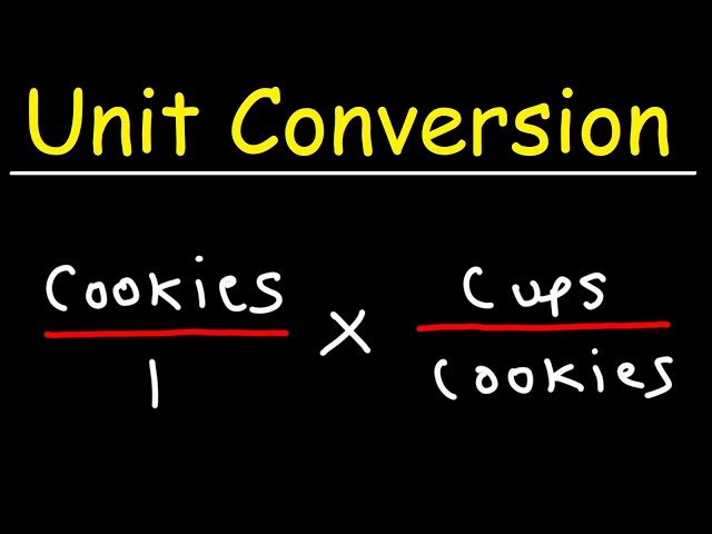 Unit Conversion - Cookies, Cups of Sugar, Mixed Fractions, and Long Division   GED Math