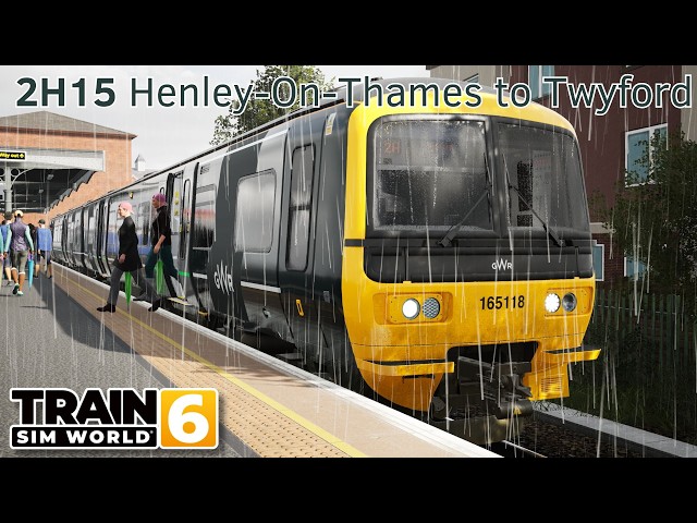 2H15 Henley-On-Thames to Twyford - Thames Valley Branch Lines - Class 165 - Train Sim World 6