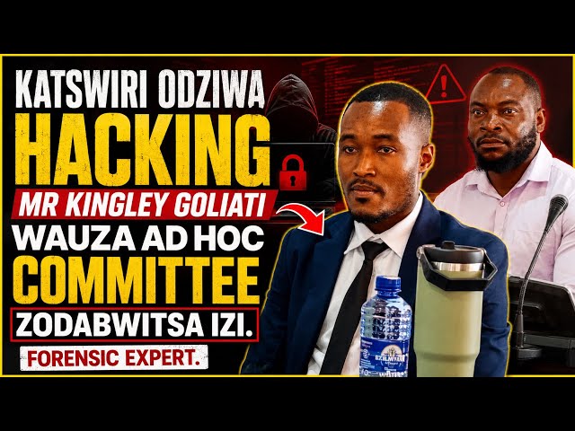 CHILIMA PLANE CRASH INQUIRY APPEARANCE OF MR K. GOLIATI DIGITAL FORENSIC EXPERT|PARLIAMENT OF MALAWI