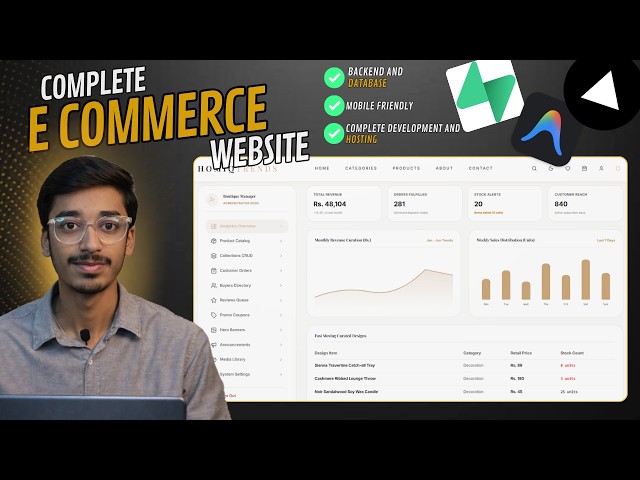 Lets build and deploy complete Ecommerce website | Using Antigravity | no coding required.