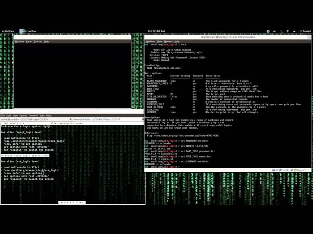 Brute force SSH with ssh login using Metasploit via msfconsole