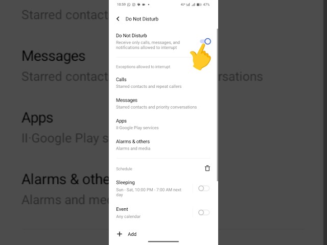 🔥 Do not disturb mod kaise off kare | how to disable do not disturb mod #short​ #youtubeshorts​