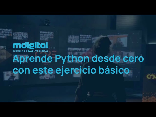 🔥 Aprende Python desde CERO con este ejercicio básico 🚀 | Curso de programación Mdigital