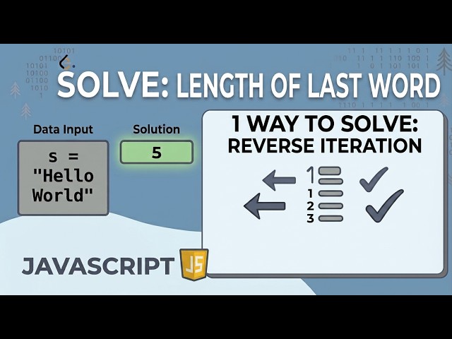 58. Length of Last Word - LeetCode JavaScript