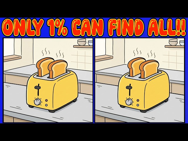 🚨 Difficult!! Only Genius Can Find 3 Differences | Japanese Puzzle 60 Seconds