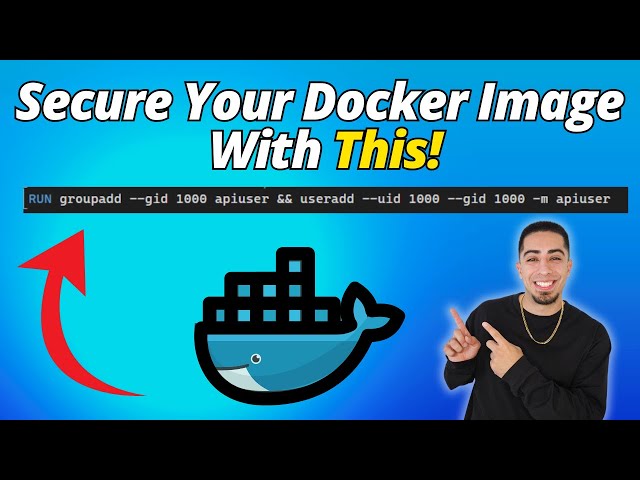 SECURE Your Docker Image with a Non-Root User (.NET 8 Dockerfile Tutorial)