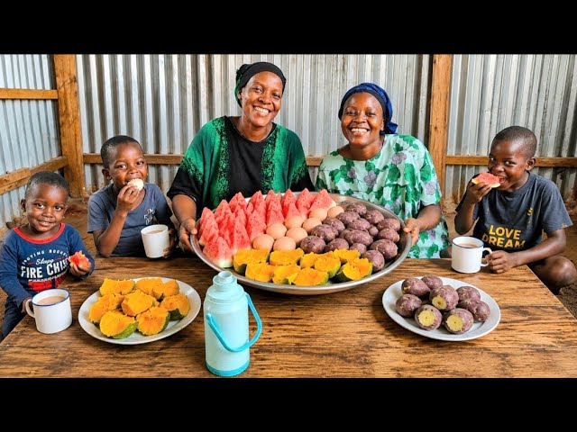 🔥 African Mom's Simple & Healthy Village Breakfast | Authentic Rural Life