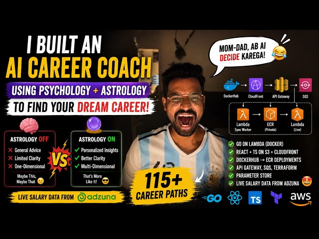 I Built a Career Coach Using Psychology + Astrology | Full AWS Architecture