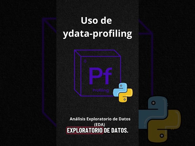 “Análisis exploratorio automatizado con YData Profiling (EDA en Python)” #datascience #python