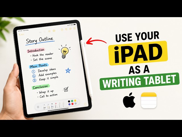 How to Use iPad as a Writing Tablet