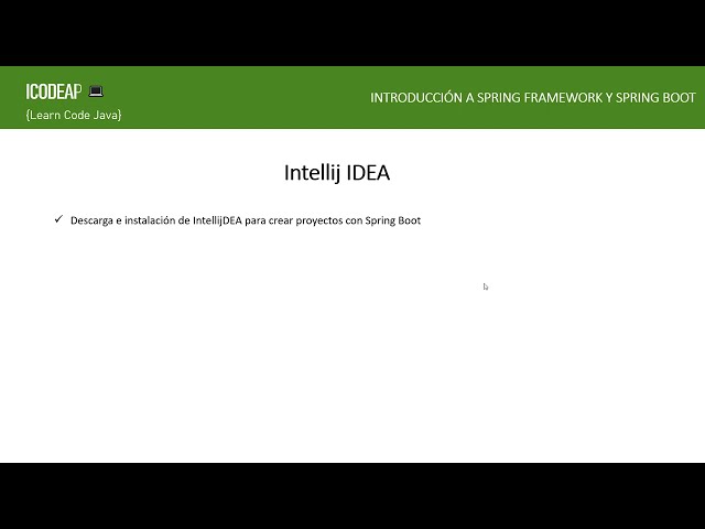 Descargar e instalar de Intellij IDEA | Curso Full Stack con Spring Boot y Angular