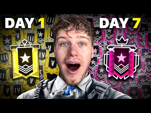 I Tried SOLO QUEUE For 7 Days in Rainbow Six Siege