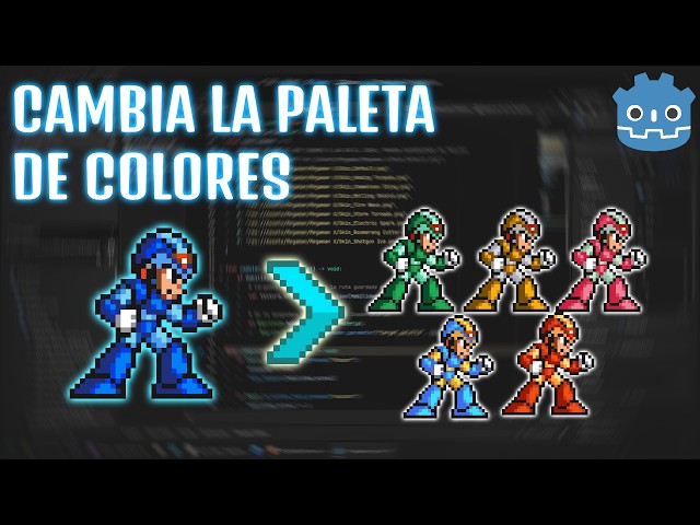 Aprende a cambiar la paleta los colores en Godot Fácil y rápido