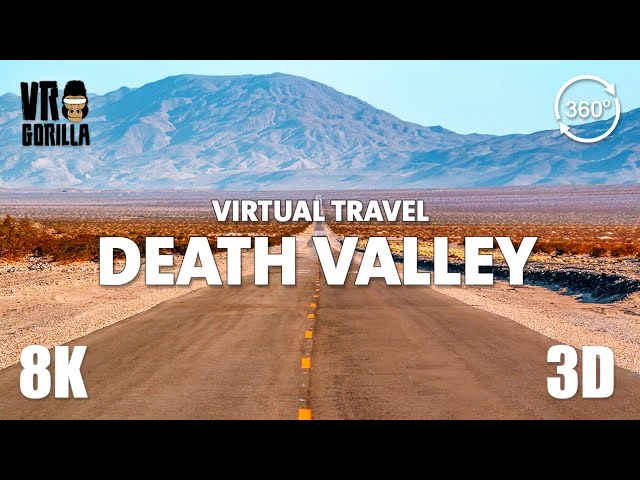 Death Valley (teaser) USA in VR - Virtual Travel - 8K 360 3D