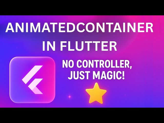 Flutter UI Animation Tutorial | Master AnimatedContainer with Random Shape & Color Change