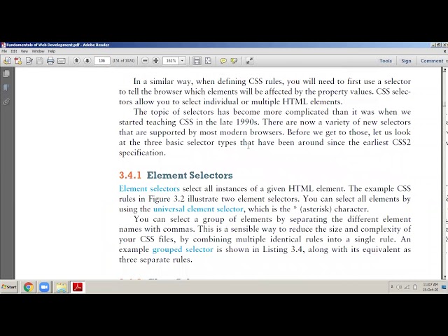 Web Technology - Class 12 - Selector Forms (Element, Class,ID)