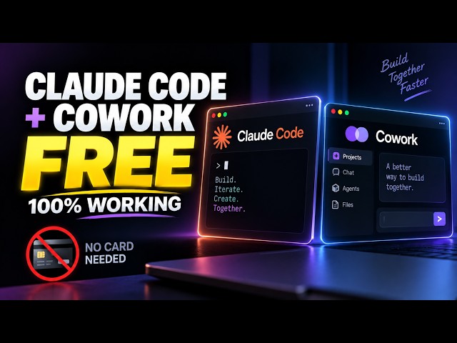 Get Claude Code & Cowork for FREE | 100% Working