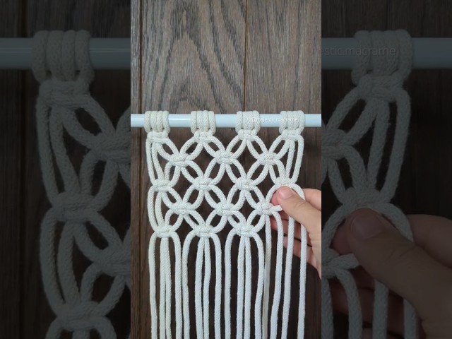 #macramepatterns #macramewallhanging #squareknot