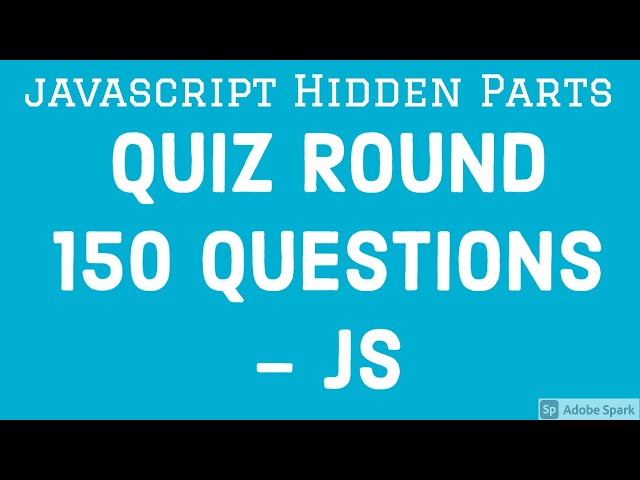 Javascript Quick Objective Questions Quiz #03