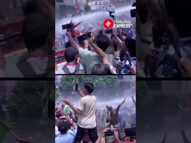 BPSC 70th Exam Protest: Police Use Water Cannons on Students Marching to Raj Bhavan in Patna