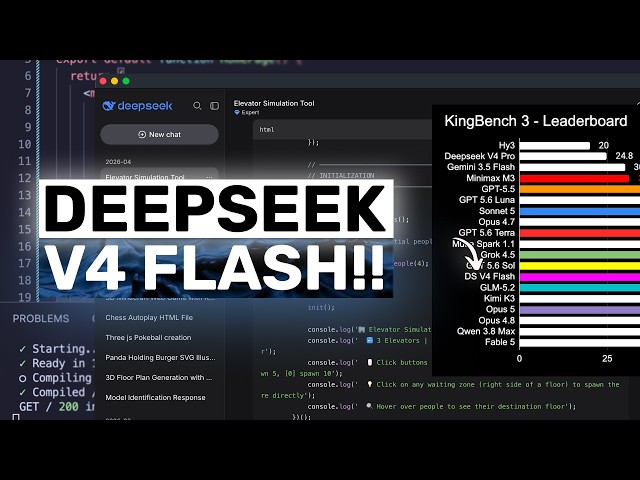 Deepseek V4 Flash (0731 - Fully Tested): TOP 5 in my TESTS! This is AN ACTUAL COMEBACK!!!