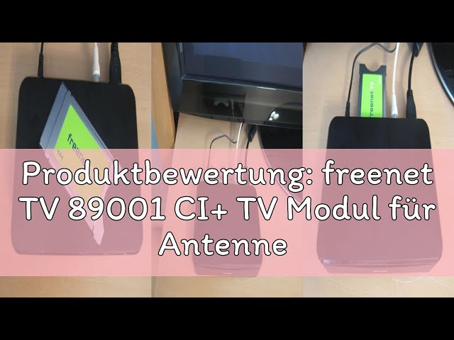 Produktbewertung: freenet TV 89001 CI+ TV Modul für Antenne DVB-T2 HD, mit 3 Monaten gratis