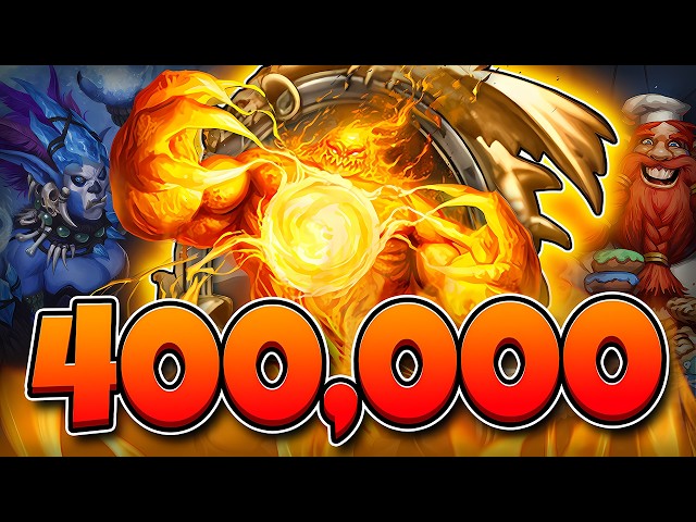 400.000 Stats CLEAVE (Crazy Game!) @Slyders_HS | Hearthstone Battlegrounds Commentary