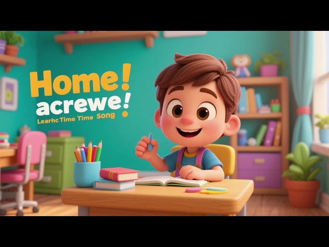 Homework Learning Time Song 3 📚✏️🎶 | Fun Study Song for Kids | Nursery Rhymes