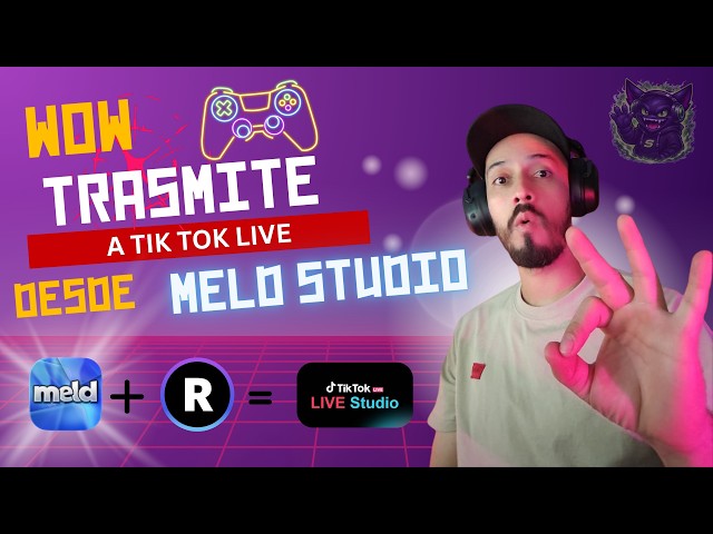 TRASMITE A TIK TOK DESDE MELD STUDIO SIN COMPLICACIONES - URL Y LLAVE DE TRASMISION GRATIS !!!
