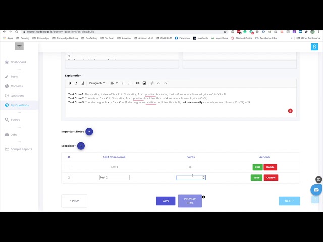 Algo/DS Builder - Codejudge