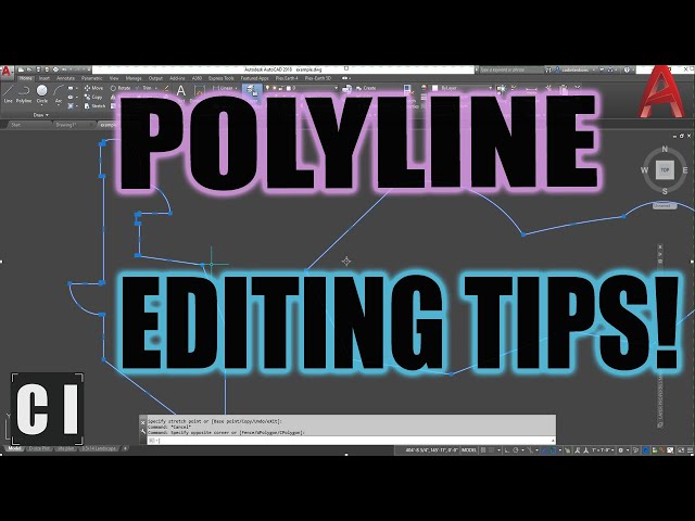 Tips to Edit Polylines Faster in AutoCAD! Quick Edit Lines, Polygons etc.. | 2 Minute Tuesday