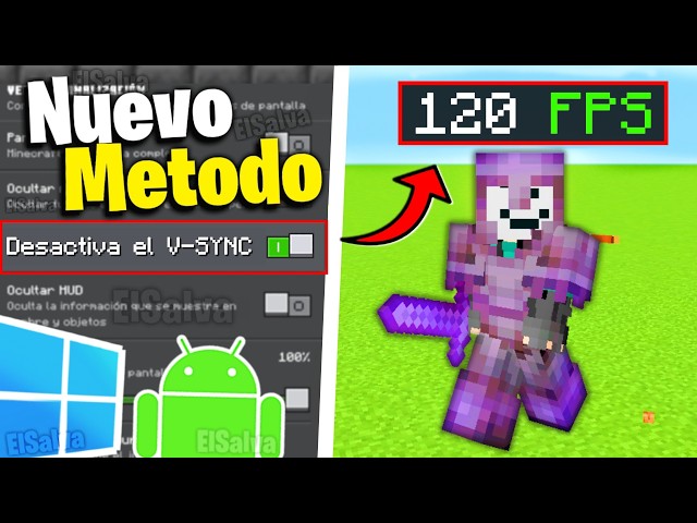 ✅ Disable V-Sync in Minecraft PE AND INCREASE FPS!😯 |(26.X)| Unlock FPS in BEDROCK