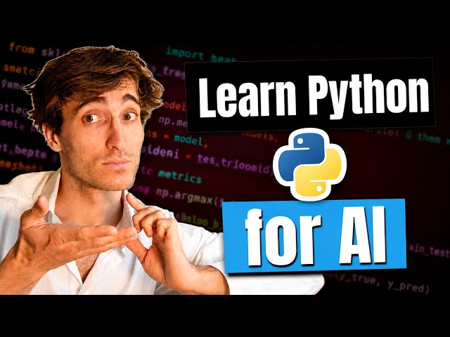 How I Learned Python for AI FAST