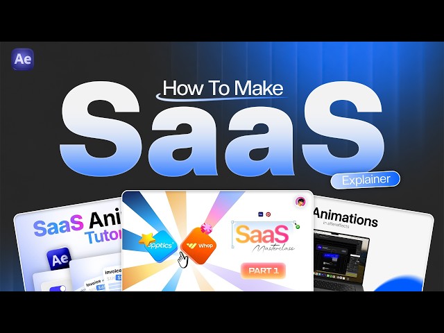 How To Make SaaS Explainers | Full After Effects Tutorial  Beginner Friendly