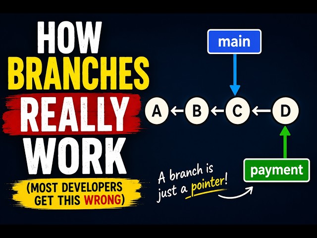 How Git Branches Actually Work (Most Developers Get This Wrong)