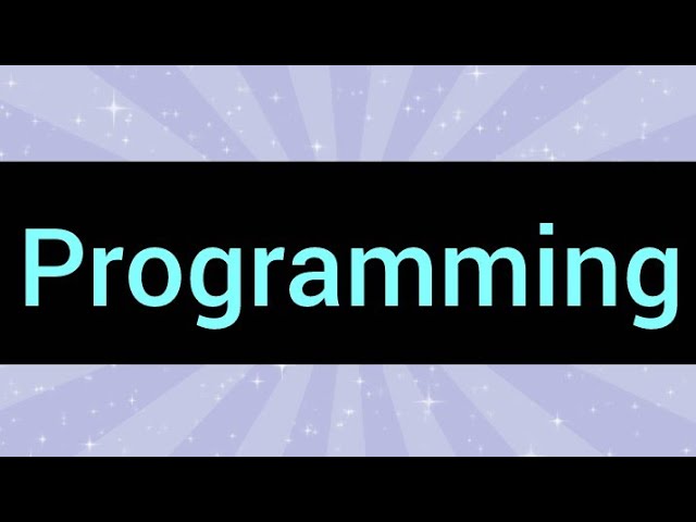 How to pronounce Programming correctly 