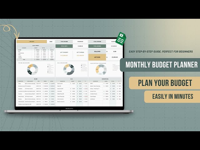 How to Use the Ultimate Monthly Budget Planner | Step-by-Step Google Sheets Guide