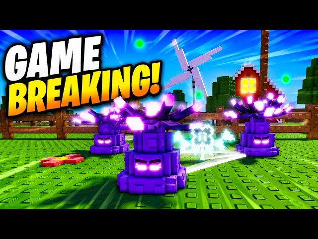 We Max Buffed Clusterplant And It Is BROKEN In Garden Tower Defense!