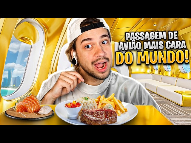 COMPREI UMA PASSAGEM AÉREA DE 80 MIL! - Vlog